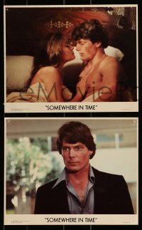 4x228 SOMEWHERE IN TIME 4 8x10 mini LCs '80 Christopher Reeve, Jane Seymour, cult classic!