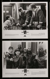 4x673 STAR TREK VI 7 8x10 stills '91 William Shatner, Leonard Nimoy, Klingon David Warner!