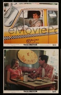 4x162 TAXI DRIVER 8 8x10 mini LCs '76 cabbie Robert De Niro, directed by Martin Scorsese!