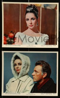 4x263 V.I.P.S 3 color 8x10 stills '63 great images of sexy Elizabeth Taylor & Richard Burton!
