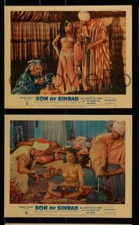 4x199 SON OF SINBAD 6 color English FOH LCs '55 Howard Hughes, super sexy harem women!