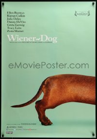 4y042 WIENER-DOG Canadian 1sh '16 Ellen Burstyn, Culkin, Delpy, Danny DeVito, great canine image!