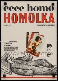 4y489 BEHOLD HOMOLKA Czech 11x16 '69 Ecce Homo Homolka, cool sexy art by K. Machalek!