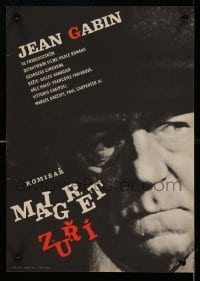 4y523 MAIGRET SEES RED Czech 11x16 '64 Gilles Grangier's Maigret voit rouge, Jean Gabin!