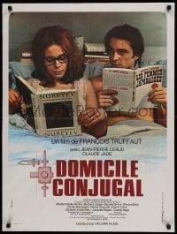 4y333 BED & BOARD French 24x32 '70 Francois Truffaut's Domicile conjugal, Jean-Pierre Leaud