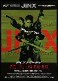 4y679 DIE ANOTHER DAY advance DS Japanese 29x41 '03 different images of Halle Berry as Jinx!