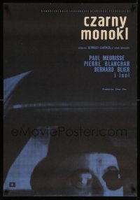 4y839 BLACK MONOCLE Polish 23x33 '63 Paul Meurisse, Elga Andersen, Bernard Blier, Zamecznik art!