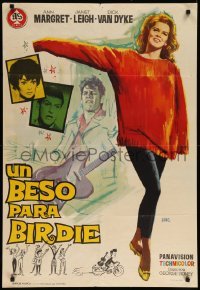 4y270 BYE BYE BIRDIE Spanish '64 cool artwork of sexy Ann-Margret dancing, Dick Van Dyke!