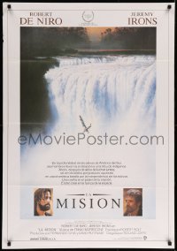4y303 MISSION Spanish '86 Robert De Niro, Jeremy Irons, cool waterfall artwork by Goozee!