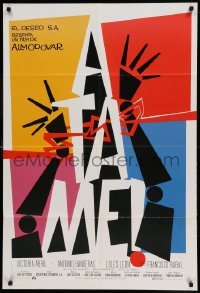 4y320 TIE ME UP! TIE ME DOWN! Spanish '89 Pedro Almodovar's Atame!, Antonio Banderas, cool art!