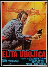4y134 KILLER ELITE Yugoslavian 20x28 '75 Ciriello art of James Caan, directed by Sam Peckinpah!