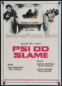 4y151 STRAW DOGS Yugoslavian 20x28 '72 Sam Peckinpah, Dustin Hoffman & sexy Susan George!