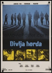4y155 WILD BUNCH Yugoslavian 20x28 '69 Sam Peckinpah classic, William Holden & Ernest Borgnine!