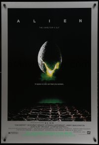 4z537 ALIEN style B DS 1sh R03 Ridley Scott outer space sci-fi monster classic, cool egg image!