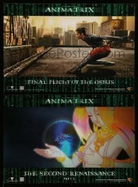 4z395 ANIMATRIX 7 14x20 video poster '03 animation directed by Peter Chung & Andy Jones