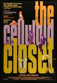 4z604 CELLULOID CLOSET 1sh '96 documentary about homosexuals in Hollywood!