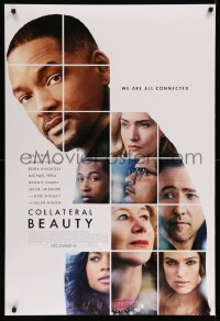 4z620 COLLATERAL BEAUTY advance DS 1sh '16 Will Smith, Norton, Knightley, we are all connected!
