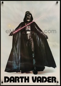 4z007 DARTH VADER 20x28 commercial poster '77 Sith Lord w/ lightsaber activated by Bob Seidemann!
