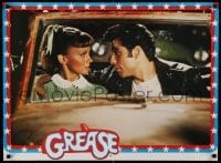 4z443 GREASE 24x32 commercial poster '78 John Travolta & Olivia Newton-John as Sandy & Danny!
