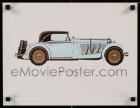 4z449 MERCEDES-BENZ 12x16 commercial poster '94 wonderful art of classic automobile!