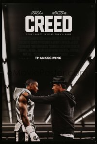 4z626 CREED advance DS 1sh '15 image of Sylvester Stallone as Rocky Balboa with Michael Jordan!