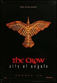 4z629 CROW: CITY OF ANGELS teaser 1sh '96 Tim Pope directed, believe in the power of another!