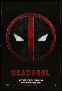 4z639 DEADPOOL style A int'l teaser DS 1sh '16 Reynolds, Marvel, the beginning of a happy ending!