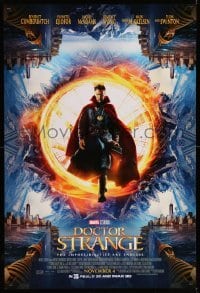 4z646 DOCTOR STRANGE advance DS 1sh '16 sci-fi image of Benedict Cumberbatch in the title role!