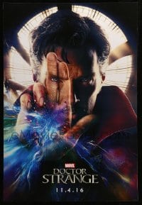 4z647 DOCTOR STRANGE teaser DS 1sh '16 sci-fi image of Benedict Cumberbatch in the title role!