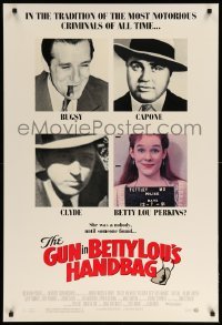 4z686 GUN IN BETTY LOU'S HANDBAG 1sh '92 Penelope Ann Miller, William Forsythe, mug shots!
