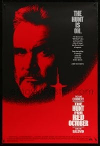 4z715 HUNT FOR RED OCTOBER 1sh '90 Russian military submarine captain Sean Connery!
