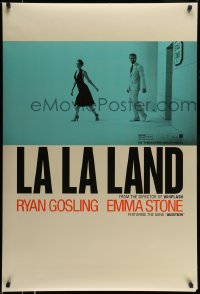 4z758 LA LA LAND teaser DS 1sh '16 Ryan Gosling & Emma Stone leaving stage door, featuring Audition