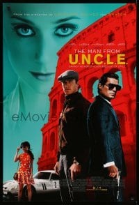 4z795 MAN FROM U.N.C.L.E. advance DS 1sh '15 Guy Ritchie, Henry Cavill and Armie Hammer!