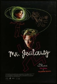4z813 MR. JEALOUSY 1sh '97 cool art & image of Eric Stoltz & sexy Annabella Sciorra!