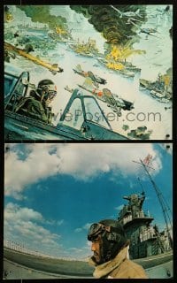 4z189 TORA TORA TORA 3 color 16x19.75 stills '70 attack on Pearl Harbor, with Bob McCall art!