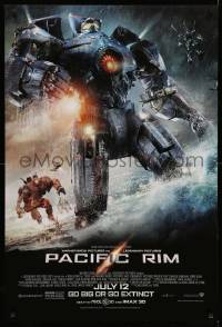 4z836 PACIFIC RIM advance DS 1sh '13 July style, Guillermo del Toro directed sci-fi, CGI image!