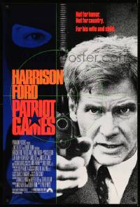 4z839 PATRIOT GAMES int'l 1sh '92 Harrison Ford is Jack Ryan, from Tom Clancy novel!