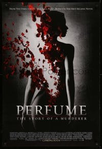 4z842 PERFUME: THE STORY OF A MURDERER advance DS 1sh '07 Rickman, Rachel Hurd-Wood, cool image!