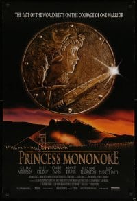 4z855 PRINCESS MONONOKE 1sh '99 Hayao Miyazaki's Mononoke-hime, anime, cool artwork!