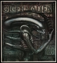 4z291 ALIEN 20x22 special '90s Ridley Scott sci-fi classic, cool H.R. Giger art of monster!
