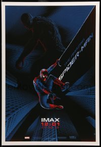 4z239 AMAZING SPIDER-MAN IMAX mini poster '12 art of Andrew Garfield by Laurent Durieux!