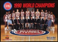 4z310 DETROIT PISTONS 18x25 special '90 the World Champions, basketball, one of the greats!