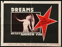 4z316 DREAMS THE MAGIC OF HOLLYWOOD 15x20 special '78 Los Angeles International Film Exposition!