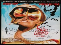 4z245 FEAR & LOATHING IN LAS VEGAS mini poster '98 trippy art of Depp as Dr. Hunter S. Thompson!