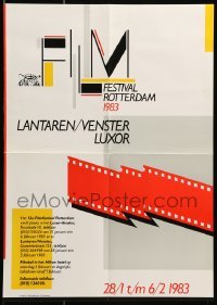 4z272 FILM FESTIVAL ROTTERDAM 1983 17x23 Dutch film festival poster '83 Lantaren/Venster theater!