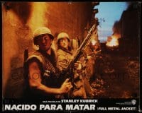4z388 FULL METAL JACKET 3 16x20 Spanish specials '87 Stanley Kubrick Vietnam War movie, different!