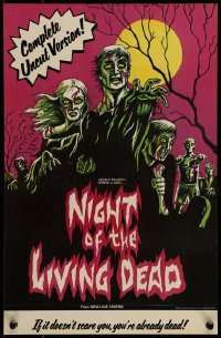 4z355 NIGHT OF THE LIVING DEAD 11x17 special R78 George Romero zombie classic!