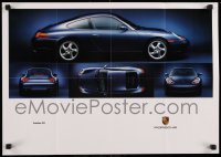 4z213 PORSCHE 2-sided 17x24 advertising poster '10s great image of the 911, Evolution!
