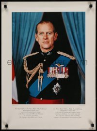 4z363 PRINCE PHILIP, DUKE OF EDINBURGH 19x25 Canadian special '77 great image of the Duke!