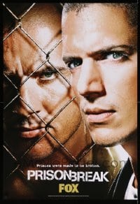 4z218 PRISON BREAK tv poster '07 Dominic Purcell, Wentworth Miller!